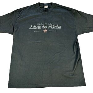 Vintage 2001 Harley Davidson San Diego California T Shirt XL USA Y2K